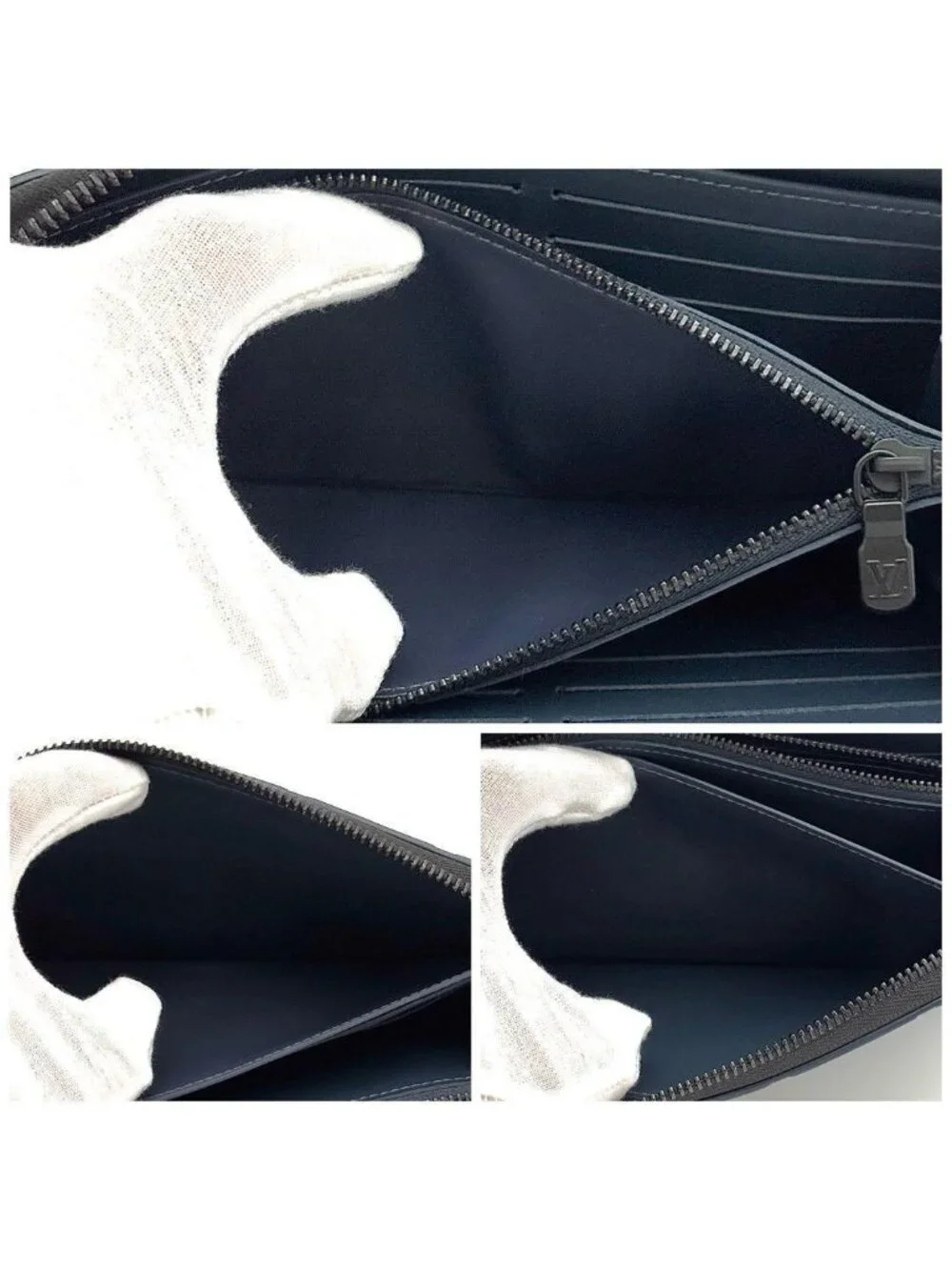 Louis Vuitton Wallet Zippy Horizontal Navy